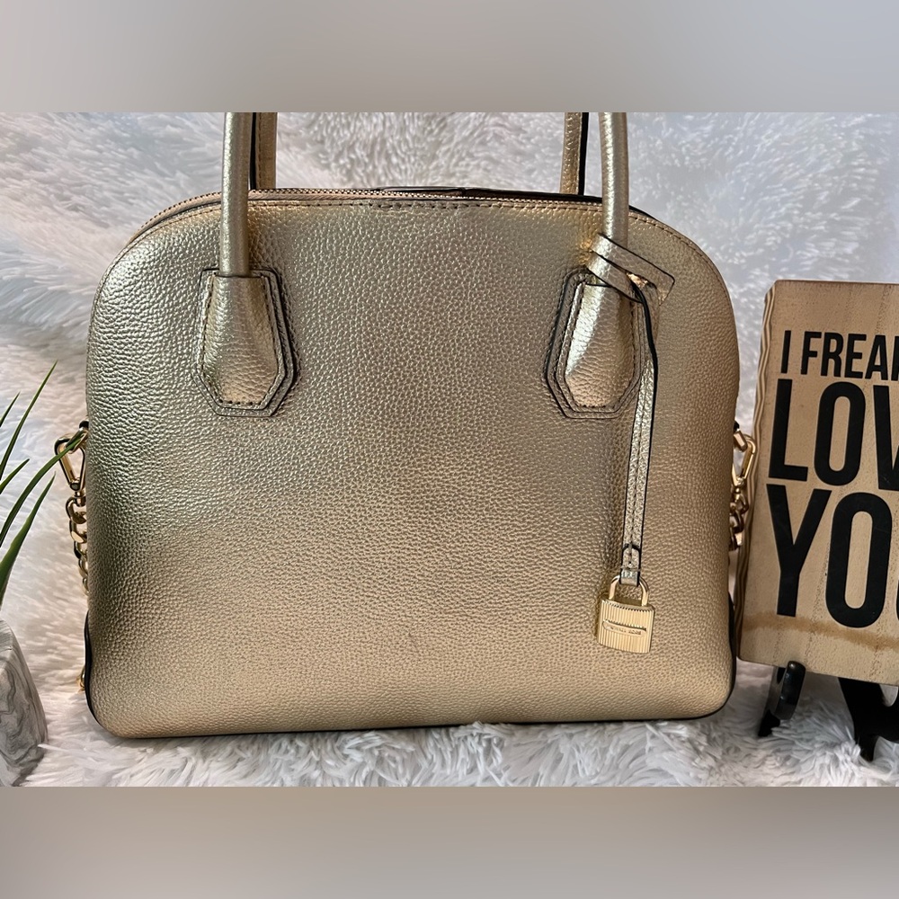 🎉🎉Michael Kors Mercer Dome Satchel Handbag Set - LIKE NEW! - Picture 5 of 16